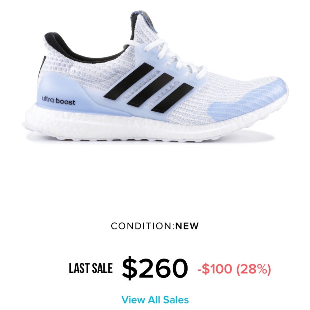 Adidas Ultraboost 4.0 Game of Thrones Shoes 10.5